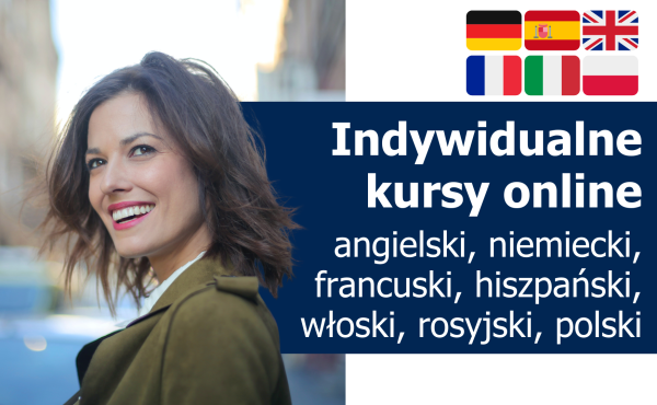 Indywidualne lekcje językowe, indywidualna nauka języka angielskiego, niemieckiego, hiszpańskiego, włoskiego lub polskiego online